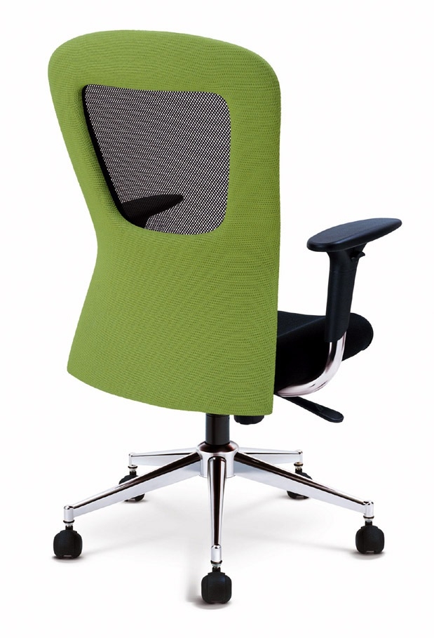 47072::M7::An Asahi M7 series executive chair with position lockable synchronized mechanism and adjustable armrest. 3-year warranty for the frame of a chair under normal application and 1-year warranty for the plastic base and accessories. Dimension (WxDxH) cm : 64x57x102.